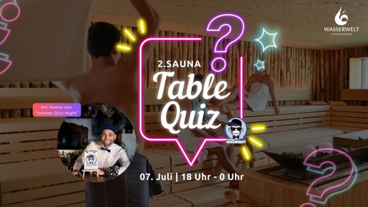 2. Sauna Table Quiz