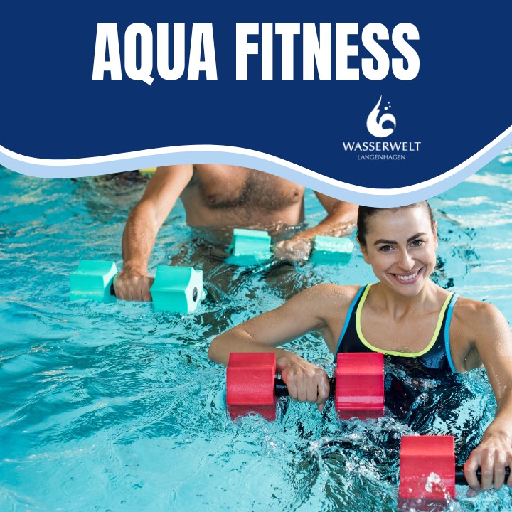 Aquafitness ist der Oberbegriff für Fitnesstraining im Wasser mit und ohne Hilfsmittel, welches Kraft, Ausdauer, Beweglichkeit und Koordinationsfähigkeit schult. Der venöse Rückfluss wird durch den Druck des Wassers auf die Gefäße verbessert. Die erlebte Schwerelosigkeit im Wasser bedeutet Entspannung für den ganzen Körper und durch die Massagewirkung des Wasserdrucks wird die Muskulatur massiert und gelockert. Der Aquafitnesskurs wird für jedermann angeboten!